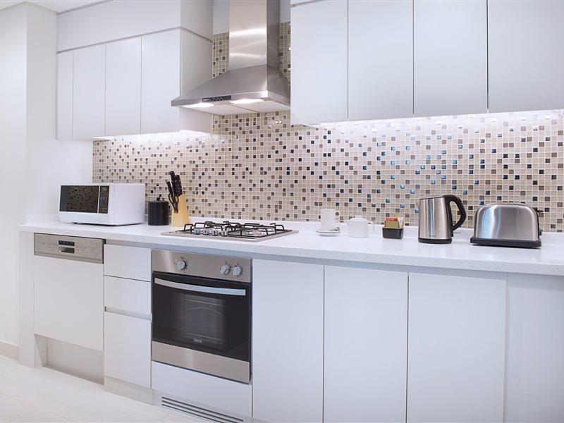 Damac Maison The Vogue Dubaj Zewnętrze zdjęcie A modern kitchen