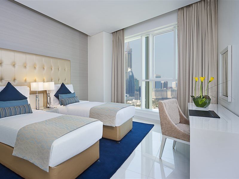 Damac Maison The Vogue Dubaj Zewnętrze zdjęcie A guest room at the Address Downtown Hotel