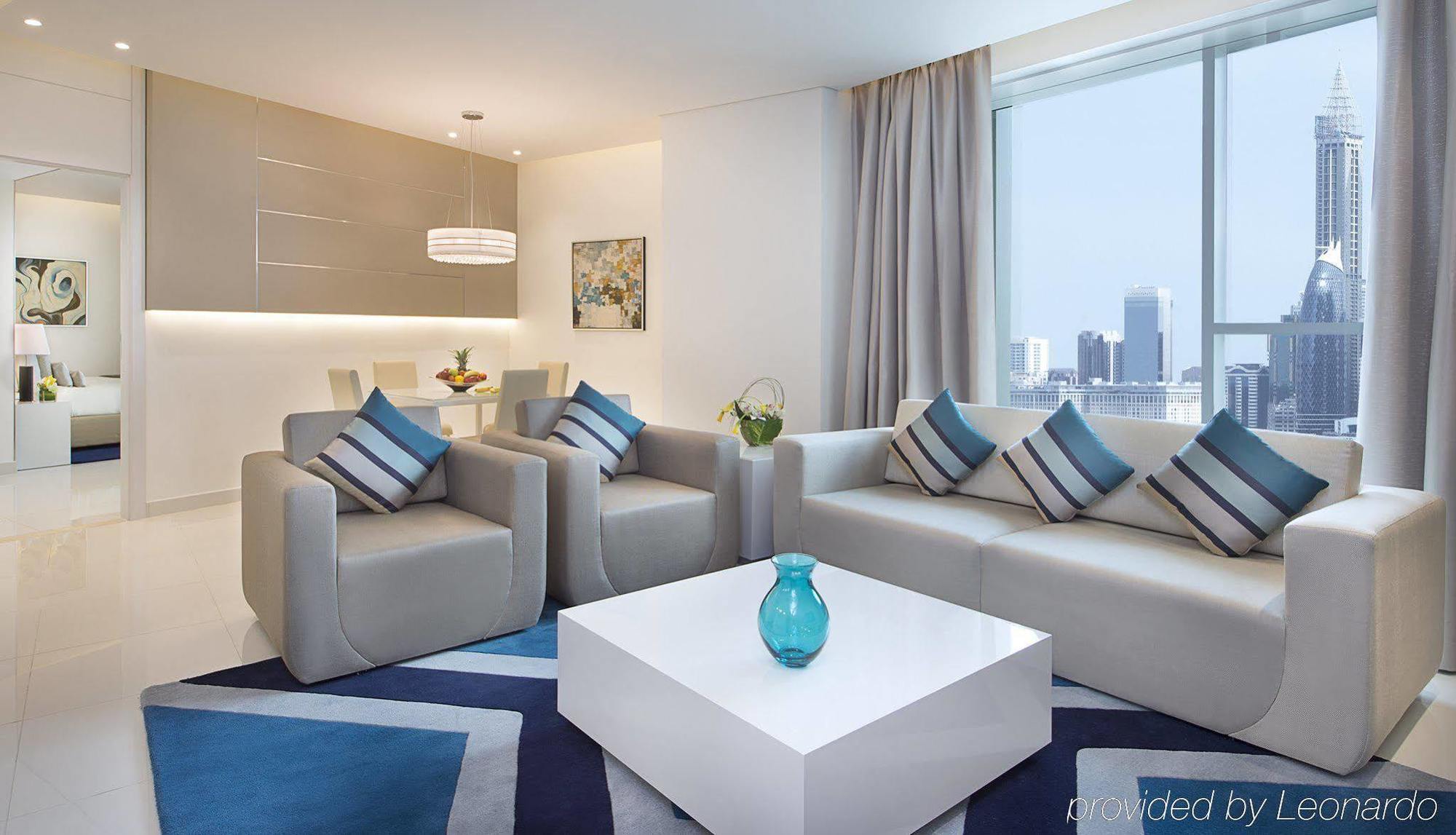 Damac Maison The Vogue Dubaj Zewnętrze zdjęcie A living room